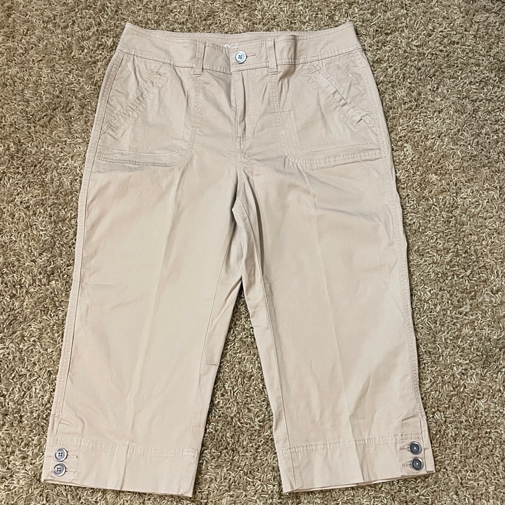 Croft & Barrow Natural Fit Stretch Capri Pants